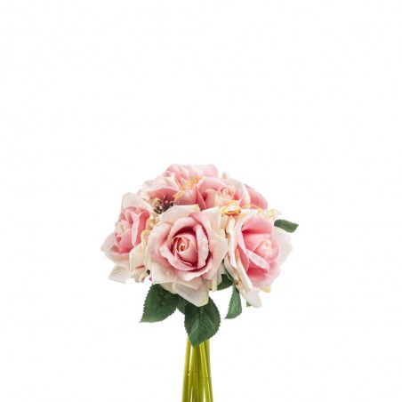 ROSE BUNDLE X9 LT PINK 28CM