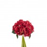 ROSE BUNDLE X9 RED 28CM