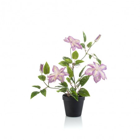 CLEMATIS MORADO ARTIFICIAL EN MACETA
