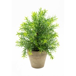 PINO ARTIFICIAL 26CM MACETA RUSTICA