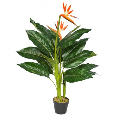 STRELITZIA ARTIFICIAL 100CM MACETA