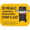 BARBACOA WEBER SPIRIT E-425 + PLANCHA WEBER CRAFTED DE REGALO