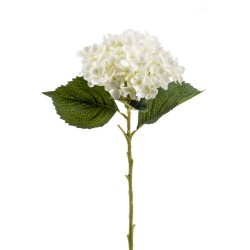 HORTENSIA ARTIFICIAL ANNABELLE CREMA 52CM TALLO