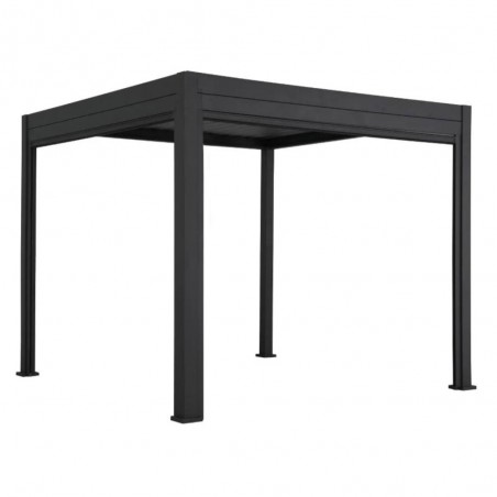 PÉRGOLA BIOCLIMÁTICA ALUMINIO ANTRACITA 3X3