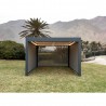 PÉRGOLA BIOCLIMÁTICA ALUMINIO ANTRACITA 3X3