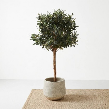 OLIVO ARTIFICIAL 90CM CON TRONCO NATURAL