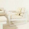 COMEDOR BAKU ALUMINIO BLANCO 5 PIEZAS