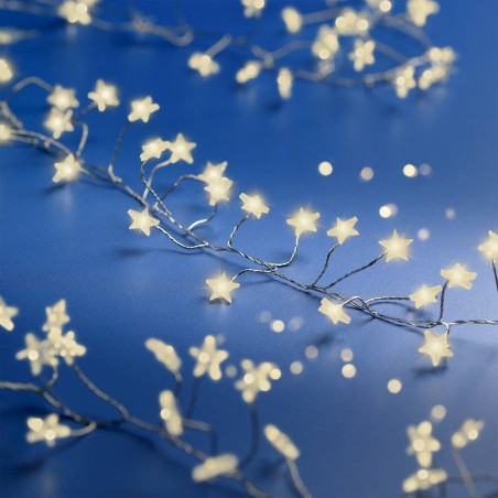 GUIRNALDA 120 MICROLED ESTRELLAS