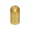 VELA LED EFECTO LLAMA 13.5C7.5CM COLOR ORO