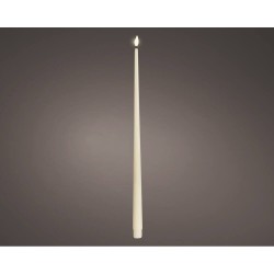 VELA LED EFECTO LLAMA 42.5X2.2CM  COLOR BLANCO