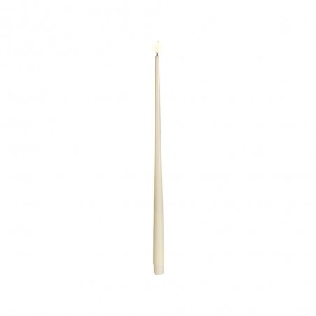 VELA LED EFECTO LLAMA 42.5X2.2CM  COLOR BLANCO