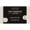 VELA LED EFECTO LLAMA 42.5X2.2CM  COLOR BLANCO