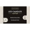 VELA LED EFECTO LLAMA 42.5X2.2CM COLOR ROJO