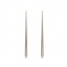 VELA LED EFECTO LLAMA 42.5X2.2CM COLOR GRIS