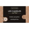 VELA LED EFECTO LLAMA 24X2.2CM COLOR ORO
