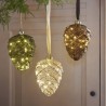 PIÑA MIRCO LED CRISTAL-VERDE D16CM-15L
