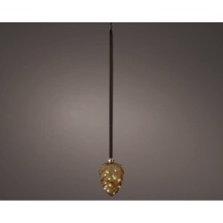 PIÑA MIRCO LED CRISTAL-MARRON D16CM-15L