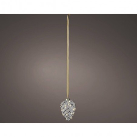PIÑA MIRCO LED CRISTAL-ORO D16CM-15L