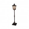 FAROLA NEGRA ANTIQUE OUTDOOR L37.50-W37.50-H185C