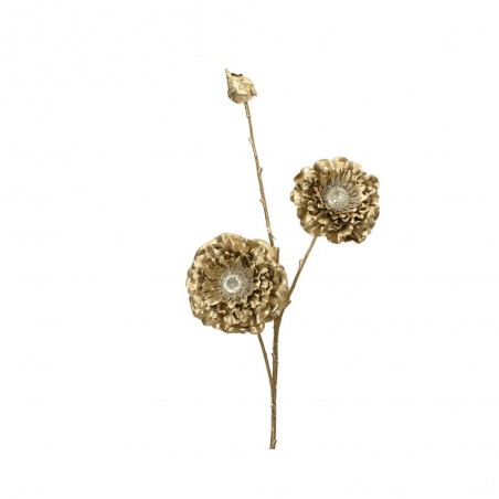 VARA ZINNIA ARTIFICIAL DORADO 74CM