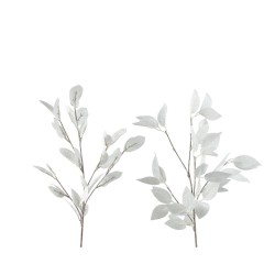 VARA HOJAS BLANCAS 85CM