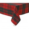 MANTEL CUADROS ROJO-VERDE L180-W140