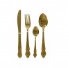 SET X 16 CUBIERTOS ORO VINTAGE