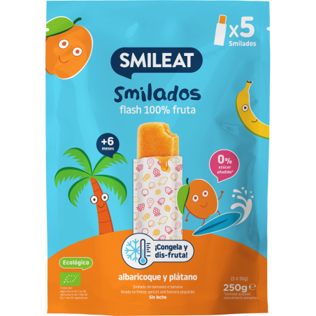 SMILADO ALBARICOQUE Y PLÁTANO ECO 250GR