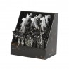 ORNAMENTO ACRÍLICO PLATA L16-W2.80-H2.80CM
