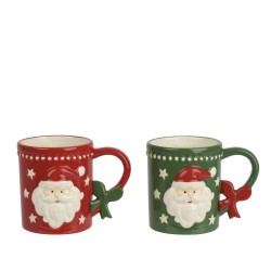 TAZA PAPA NOEL LAZO 2 SURTIDOS