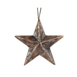 ESTRELLA METALICA ENAMEL L7-W23.50-H23.50CM