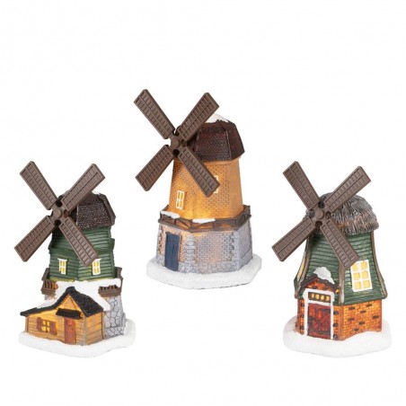 MOLINOS DE VIENTO LUMINEO L9.50-W10-H17.50CM