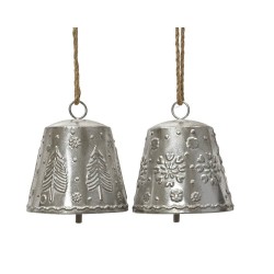 CAMPANA ANTIQUE PLATA DIA15.50-H16.50CM