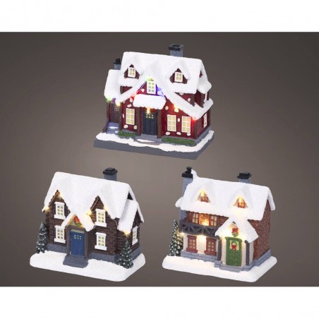CASITAS ILUMINADAS LUMINEO 3 SURTIDOS L8-W13.50-