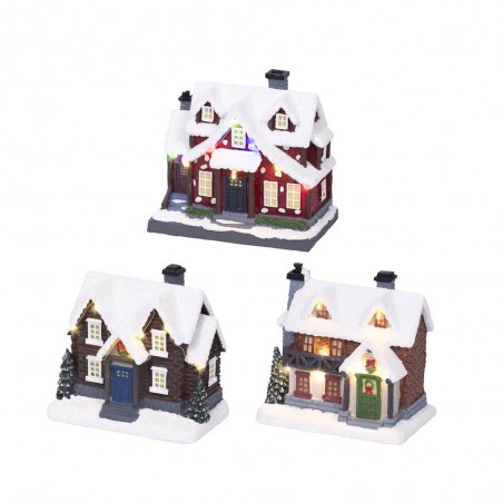 CASITAS ILUMINADAS LUMINEO 3 SURTIDOS L8-W13.50-