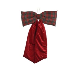 LAZO ROJO Y CUADROS L9-W48-H80CM