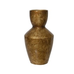 JARRON TERRACOTA GOLD DIA19-H30CM