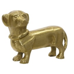 PERRO DORADO L20-W8-H14CM