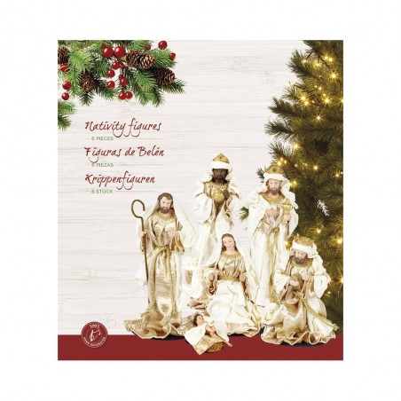 PESEBRE X 6 PIEZAS 33CM