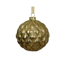 BOLA IRROMPIBLE ANTIQUE BRANDY MATE-BRILLO D10CM