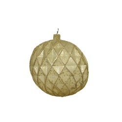 BOLA IRROMPIBLE ANTIQUE ORO MATE-BRILLO D10CM