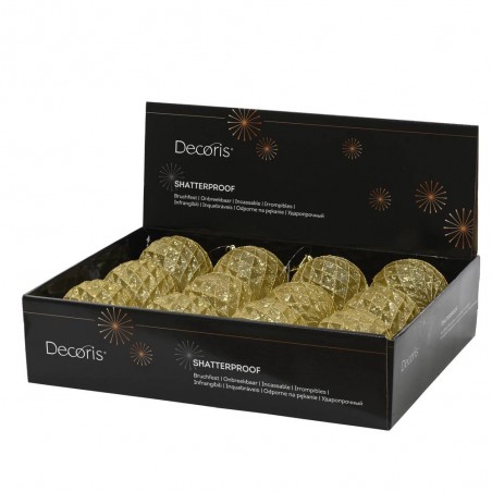 BOLA IRROMPIBLE ANTIQUE ORO MATE-BRILLO D10CM