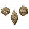 COLGANTE CRISTAL GLITER ORO D8CM