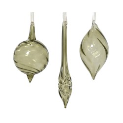 COLGANTE CRISTAL FORMAS GLITER D8CM