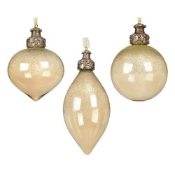 ORNAMENTO CRISTAL IRIS 3 SURTIDOS D8CM