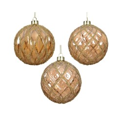 BOLA CRISTAL BRANDY GLITER D8CM