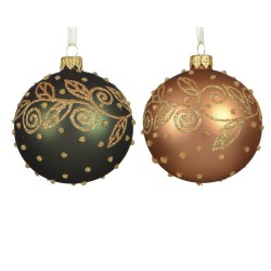BOLA CRISTAL BRANDY VERDE D8CM