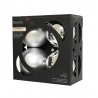 SET X 4 IRROMPIBLE PLATA MATE-BRILLANTE D10CM