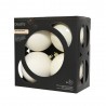 CAJA BOLAS IRROMPIBLE X4 BCO LANA MATE-BRILL