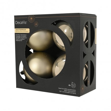 CAJA BOLAS IRROMPIBLE X4 PERLA AHUMADA MATE-BRIL